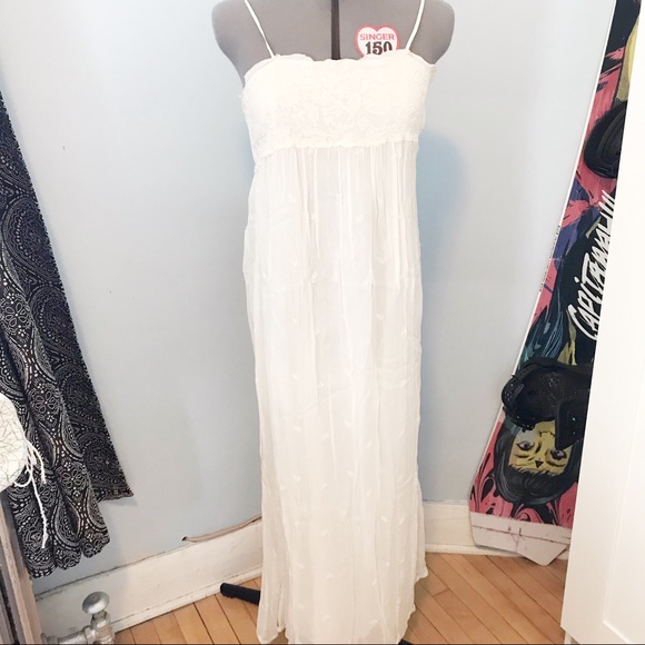 Maje - Maxi Dress With Lace - Picture 3 of 6